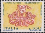Stamps : Europe : Italy :  CENT. DE LA UNIFICACIÓN DE LA ORDEN DE LOS NOTARIOS