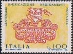Stamps Italy -  CENT. DE LA UNIFICACIÓN DE LA ORDEN DE LOS NOTARIOS