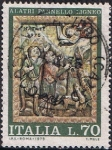 Stamps Italy -  NAVIDAD 1975. LA ANUNCIACIÓN A LOS PASTORES