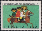 Stamps : Europe : Italy :  DIA DEL SELLO 1975
