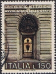 Stamps : Europe : Italy :  CENT. DE LA INSTITUCIÓN DE LA MAGISTRATURA DEL ESTADO