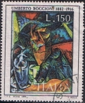 Stamps Italy -  OBRAS DE ARTE. UMBERTO BOCCIONI
