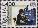 Stamps Italy -  EXPOSICIÓN FILATÉLICA MUNDIAL ITALIA 76. OFICINA DE CORREOS