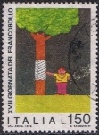 Stamps : Europe : Italy :  DIA DEL SELLO 1976. DIBUJOS INFANTILES