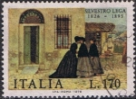 Stamps Italy -  150 ANIV. DEL NACIMIENTO DEL PINTOR SILVESTRO LEGA