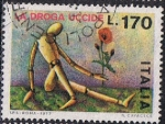 Stamps Italy -  CAMPAÑA CONTRA LA DROGA