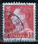 Sellos de Europa - Dinamarca -  Scott  387  Frederik IX