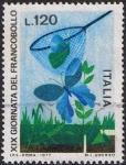 Stamps : Europe : Italy :  DIA DEL SELLO 1977. DIBUJOS INFANTILES