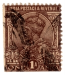 Stamps : Asia : India :  george v