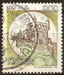 Stamps Italy -  Castillo de San Pedro
