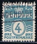 Stamps Denmark -  Scott  60  Cifras