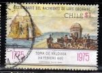 Stamps : America : Chile :  Toma de Valdivia	