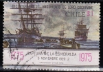 Stamps Chile -  Captura del Esmeralda	