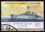 Stamps : America : Chile :  Destructor Cochrane	