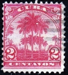 Sellos de America - Cuba -  Palmeras	