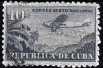 Stamps : America : Cuba :  Avión	