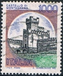 Stamps Italy -  CASTILLO DE MONTAGNANA, PADUA