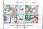 Stamps Spain -  HB EXPOSICIÓN FILATÉLICA ESPAMER 80
