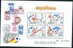 Stamps Spain -  2 HB COPA MUNDIAL DE FÚTBOL ESPAÑA 82