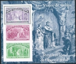 Stamps Spain -  HB COLON Y EL DESCUBRIMIENTO. RESTITUCIÓN DEL FAVOR REAL