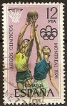 Stamps Spain -  Juegos Olímpicos Montreal 1976