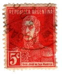 Stamps : America : Argentina :  general jose de san martin