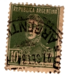 Stamps : America : Argentina :  general jose de san martin