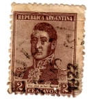 Stamps Argentina -  general jose de san martin