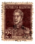 Stamps : America : Argentina :  general jose de san martin