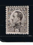 Stamps Spain -  Edifil  491  Alfonso XIII tipo Vaquer de perfil.  