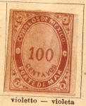 Stamps Mexico -  Porte de Mar Ed 1879