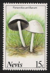 Stamps America - Saint Kitts and Nevis -  SETAS-HONGOS: 1.198.011,00-Panaeolus antillarum