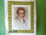 Stamps Venezuela -  Simón Bolivar-Libertador y Padre de la Patria (Pintor desconocido1816)