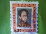 Stamps Venezuela -  Libertador y Padre de la Patria-Simón Bolivar (Autor:José Gil de Castro 1825)
