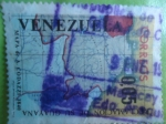 Stamps Venezuela -  Reclamación de su Guayana(Mapa de A.Codazzi 1840))