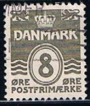 Stamps Denmark -  Scott  93  Cifras
