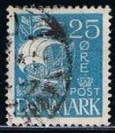 Stamps Denmark -  Scott  194  Carabela