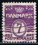 Stamps Denmark -  Scott  225  Cifras