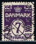 Stamps Denmark -  Scott  225  Cifras (2)