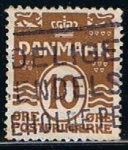 Sellos del Mundo : Europa : Dinamarca : Scott  229  Cifras