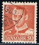 Stamps Denmark -  Scott  309  Frederik  IX