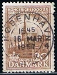 Stamps Denmark -  Scott  344  Church of Kalundborg