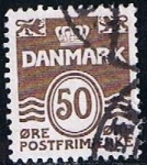 Stamps Denmark -  Scott  494  Cifras