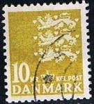 Stamps Denmark -  Scott  506  Sello pequeño Estado