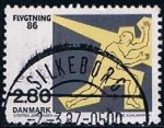 Stamps Denmark -  Scott  829  Refugee