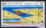 Stamps United Arab Emirates -  Scott  114  Puesta en marcha del tanque de storaje