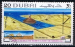 Stamps United Arab Emirates -  Scott  114  Puesta en marcha del tanque de storaje (9)