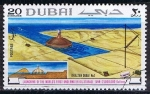 Stamps United Arab Emirates -  Scott  114  Puesta en marcha del tanque de storaje (10)