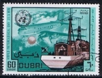 Stamps United Arab Emirates -  Scott  121  Buque meteorologico (6)