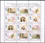 Stamps Spain -  EXPOSICIÓN FILATÉLICA ESPAÑA 2000. CABALLOS CARTUJANOS 2000